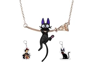 Kiki's Delivery Service Necklace: A Magical Adventure on Your Neckline