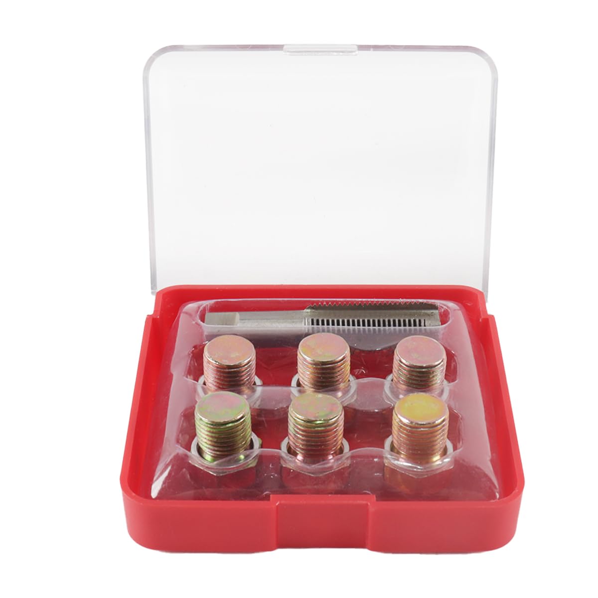 1 set M15 x 1,5 mm, kit di riparazione filettata per tappo di scarico del cambio della coppa dell'olio per auto e veicoli commerciali leggeri