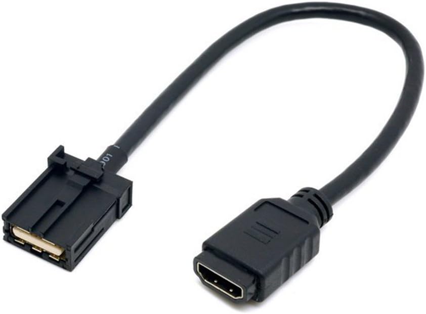 0.3m High Speed HDMI 1.4 Type E Male to Type A Female Video Audio Cable Automotive Connection System Grade Connector