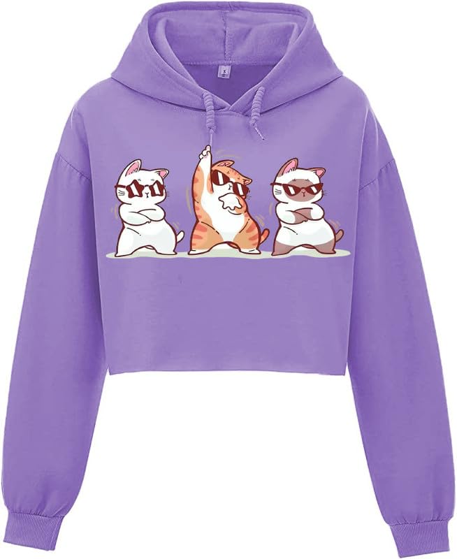 Crop Hoodie for women Girl casual stylish latest Brown Beige white pink black lavender under 399 499 winterwear Hood wali crop hoody-image-32