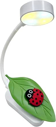 Rechargeable Embroidery Hoop Light, Cute Leaf & Ladybug Shape