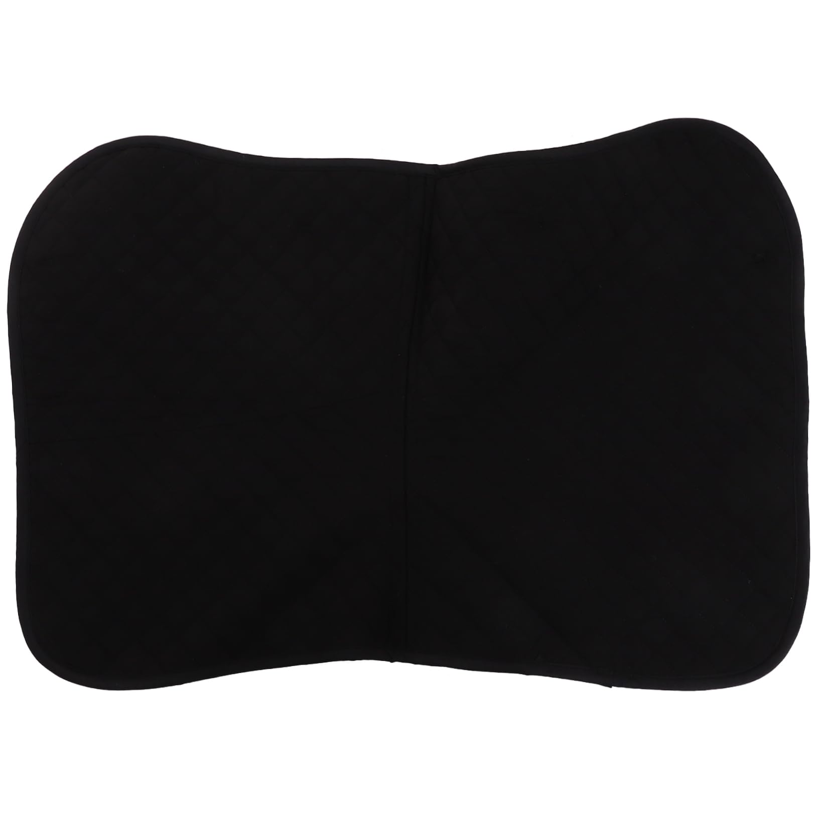 Sudadero Antideslizante para Caballo Negro, Acolchado Eva Algodón Poliéster | Ajuste Fácil, Experiencia Cómoda al Montar, 1 Pieza, Diseño Trasero para Silla Occidental