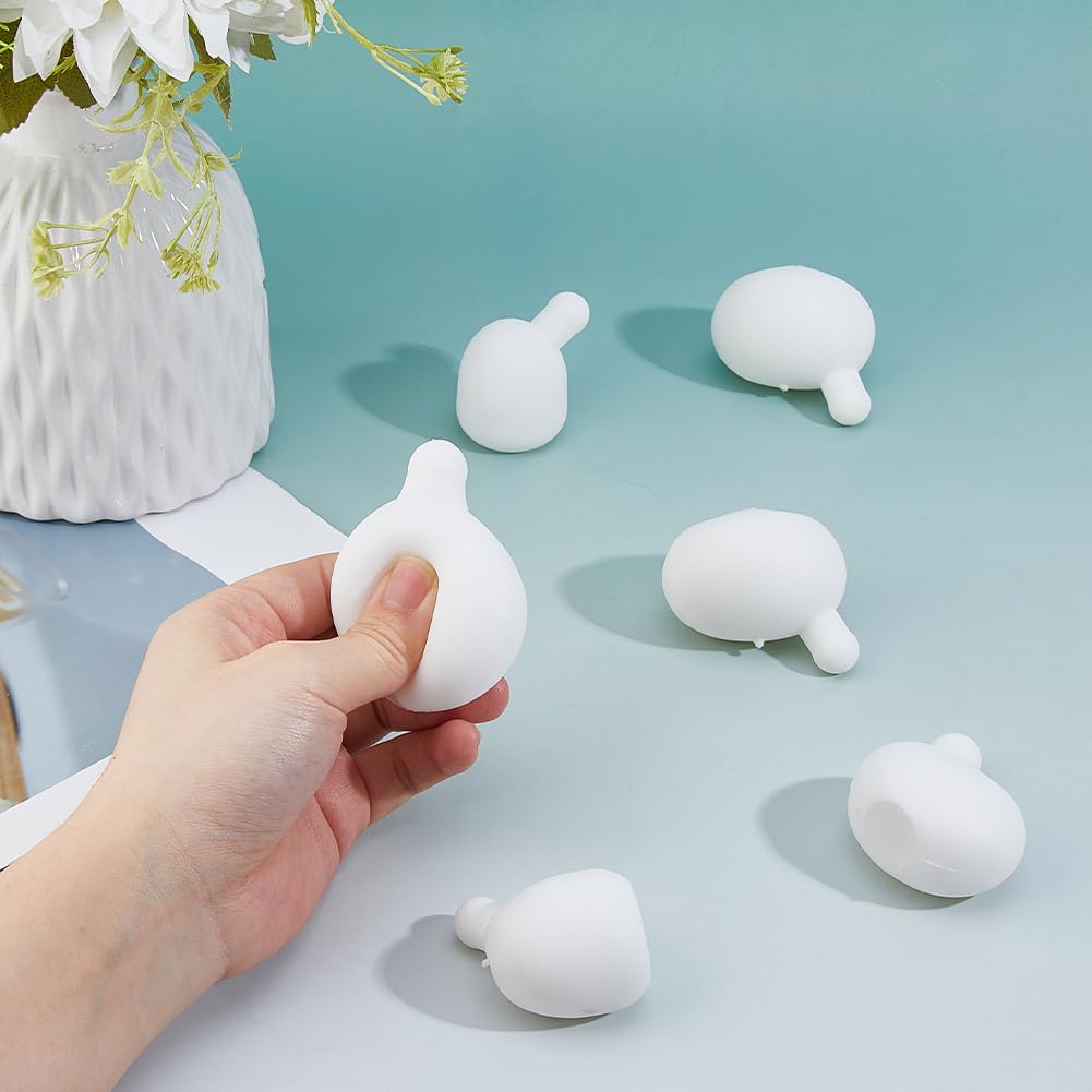 SUPERFINDINGS 30 piezas 3 estilos juguetes antiestrés prensado accesorios sensoriales inserción burbujas para hacer muñecas DIY gancho reemplazo de inserciones burbuja