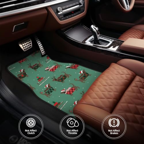 Alfombrillas de coche de perro tejonero para evitar manchas y resbalones 5