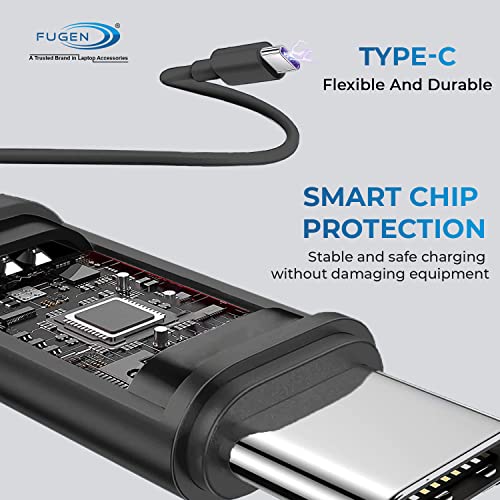 Image of Universal Wall 65W (5V-20V) 5V /3A, 9V /3A, 15V /3A 20V /3.25A USB C Type Adapter Laptop Charger Compatible for Dell Lenovo Acer HP Asus Acer Laptop Notebooks, Black