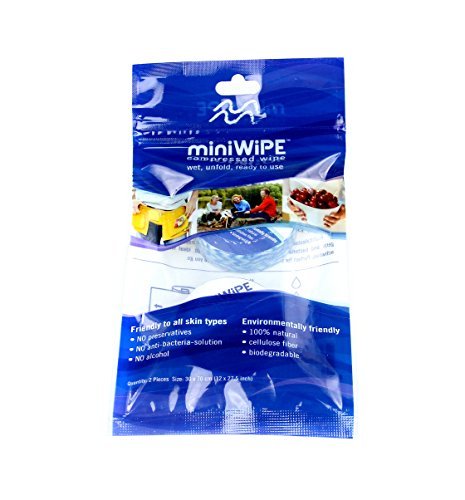 2pcs Disposable Mini Compressed Cotton Wipe for Camping/Home/Travel/Beauty Salon/Sport