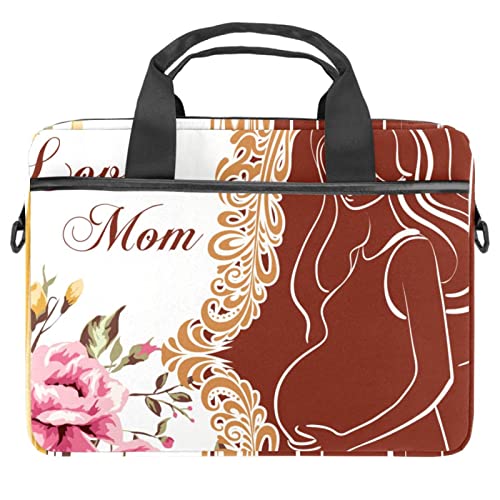 Sac bandoulière ordinateur 13 pouces housse pc portable 14 pouces oiseaux cadeau maman