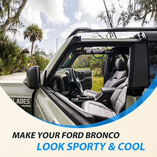 foryou 6 Packs Roll Bar Grab Handles Bronco Paracord Grips 2021 2022 Bronco Accessories Paracord Grab Handles