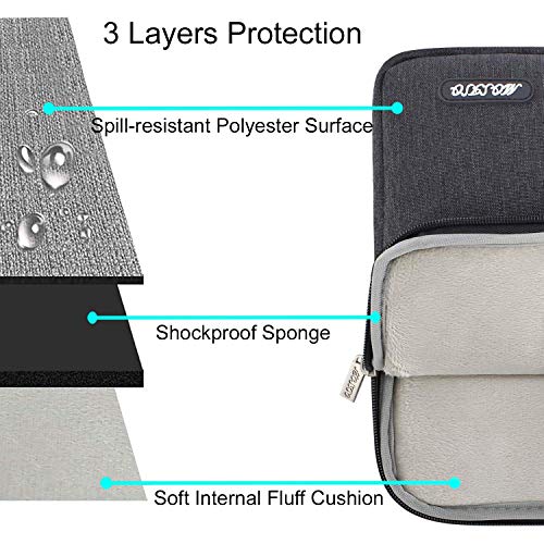 MOSISO-Funda-Protectora-Compatible-con-iPad-Pro-113rd-Gen-M1-5G109-iPad-Air-4102-iPad-87105-iPad-Air-3-iPad-97Surface-GoBolsa-Blanda-de-Tableta-con-Bolsillo-VerticalGris-Espacial