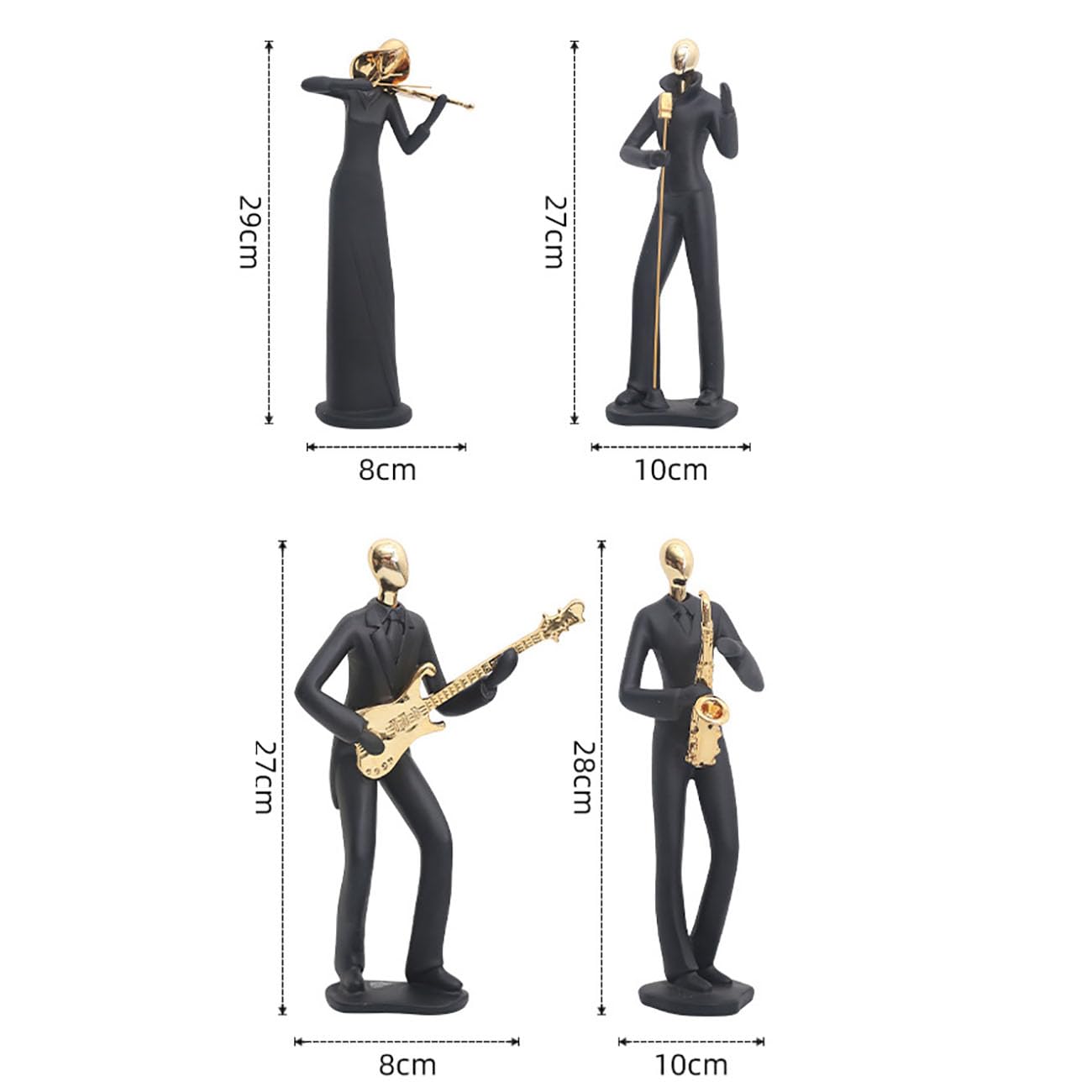 Amazon.co.jp: 音楽装飾 ミュージシャンフィギュアミュージシャン俳優