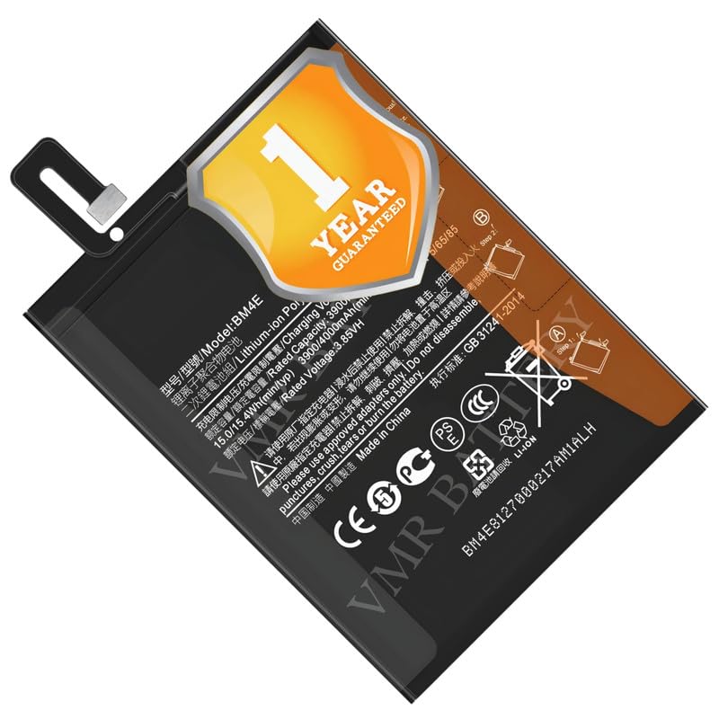 Image of Original BM4E Battery Compatible for Xiaomi Poco F1 / Pocophone F1 (M1805E10A) - (4000mAh) - 1 Year Warranty K7
