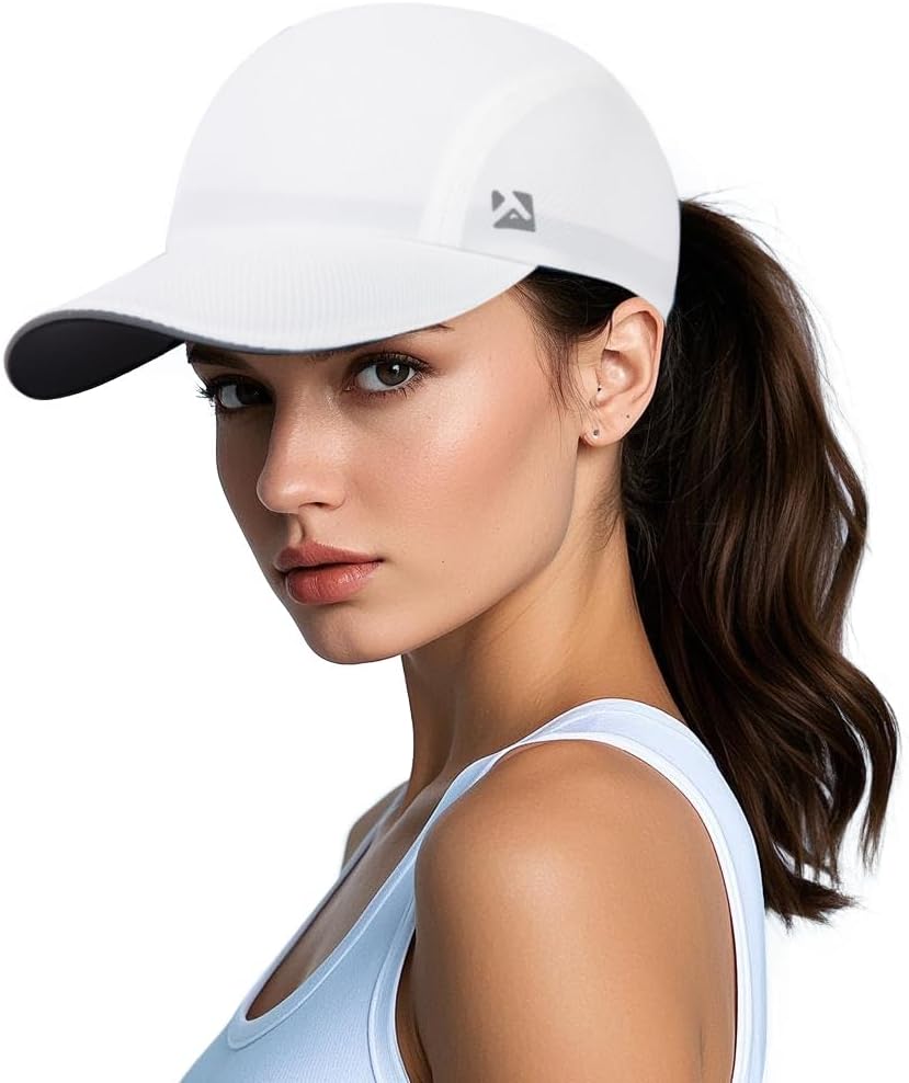 TOP-EX XL/XXL Ponytail Sun Baseball Cap for Women Cooling Running Hat Summer Breathable Mesh Hat