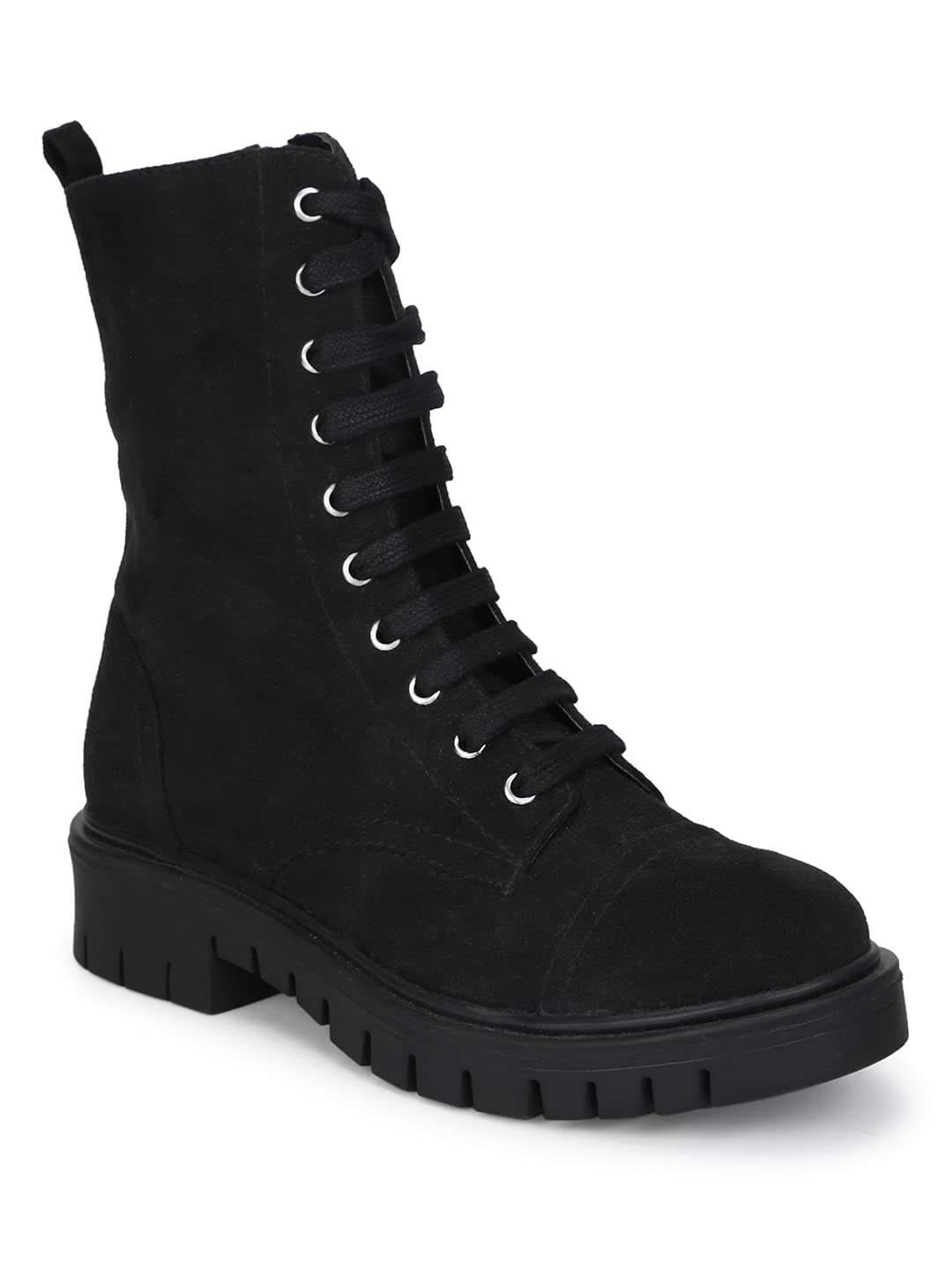 TRUFFLE COLLECTION Womens ST-1009 Black Suede Boots - UK 7 (B09HTMPZGD) Amazon Price History, Amazon Price Tracker