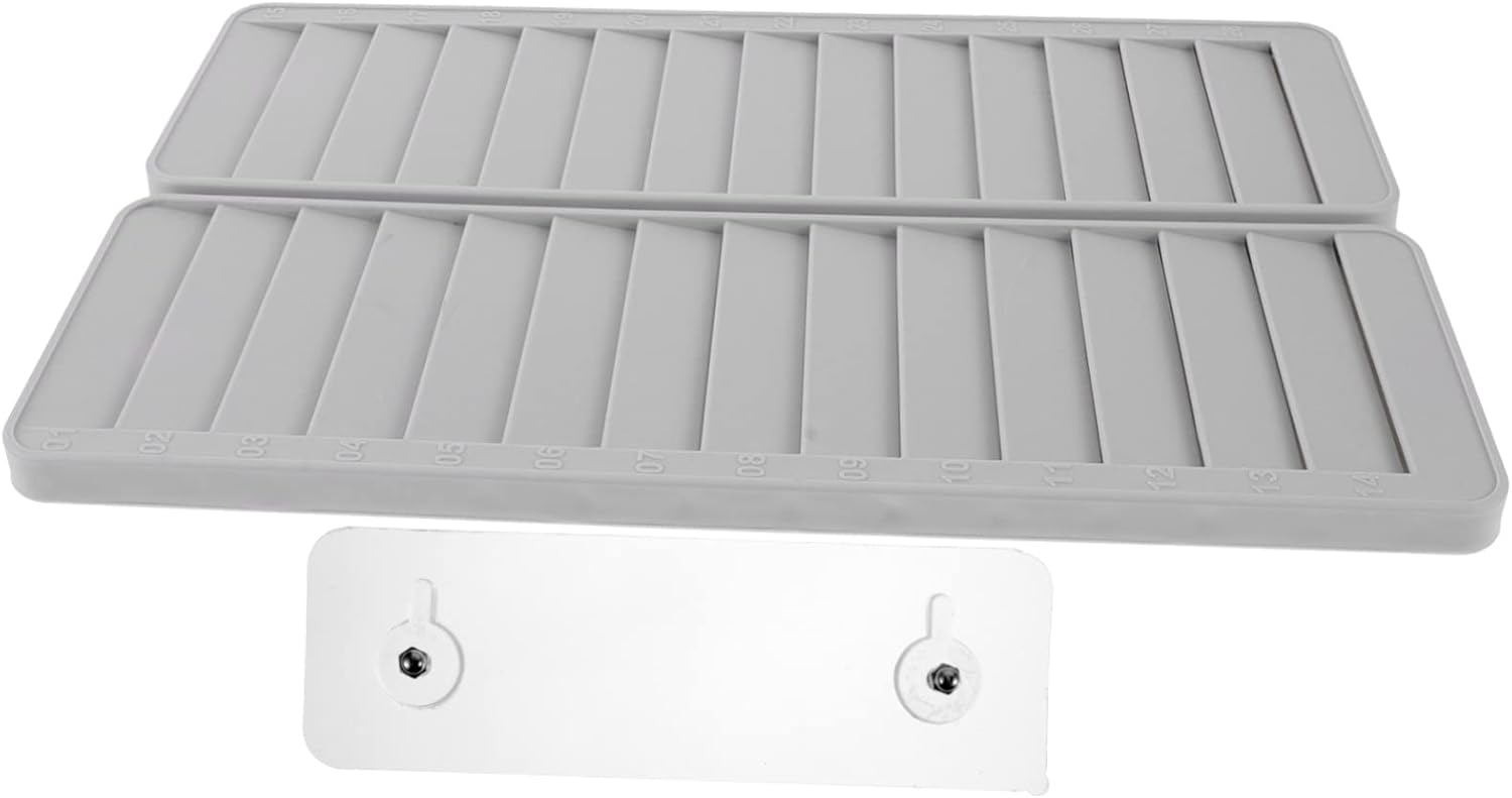 NUOBESTY Wall Mounted Attendance Cards Holder Rack Slot Id Ic Card Storage Lightweight and Compact Office Use and Reusable Design for Factories and Schools