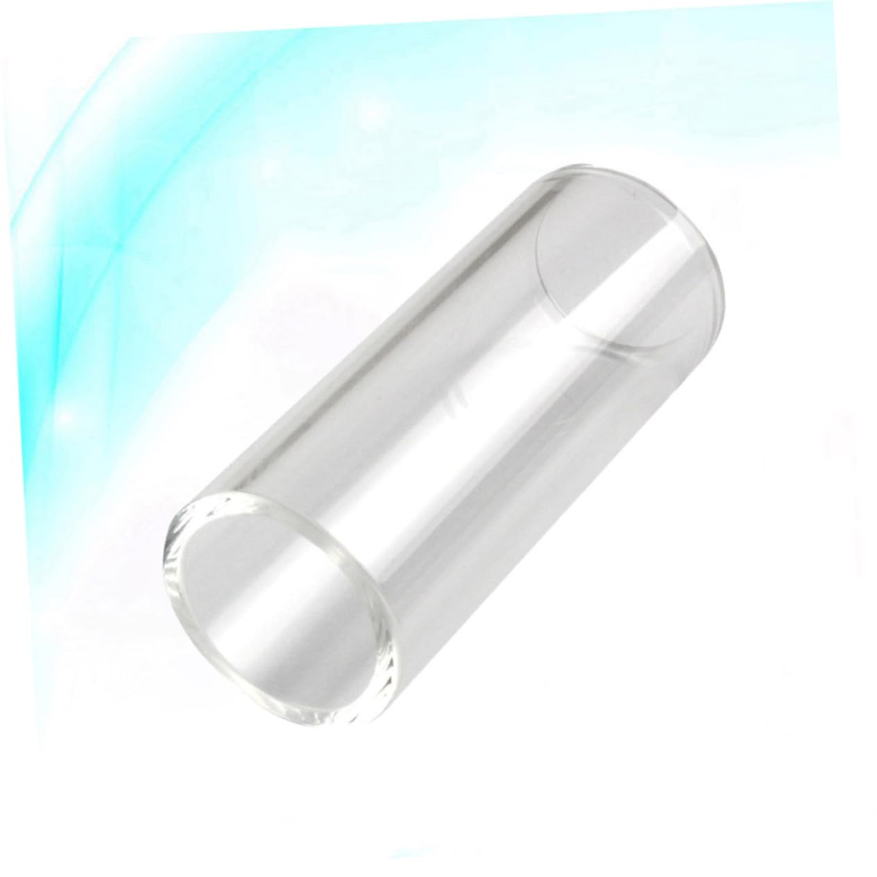 Totority 60mm Glass Guitar Slide Bar for Electric Guitar for Country Jazz Blues Acoustic Made of High Grade Glass