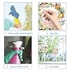 GORGECRAFT 4 Styles Sea Animals Window Decals Static Glass Sticker Turtles Seahorses Whales Jellyfish Pattern Window Clings Vinyl Film Bedroom Bathroom Decals for Prevent Birds Strikes #4