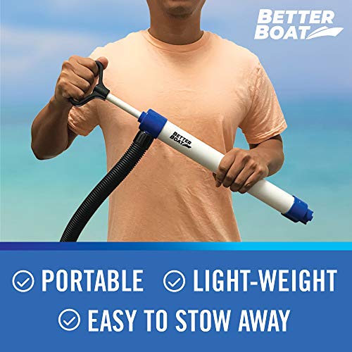 image for Better Boat Manual Bilge Pump for Boats Kayak Canoe Hand Water Pump | 