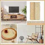 BDHYYM Warkocz wiedeński, 40 x 150 cm, odporny na działanie wody, syntetyczny rattan, wzór anyżu gwiazdkowego, ręcznie robiony, dekoracja mebli, krzesła, szafki, komody, foteli, drzwi szafy