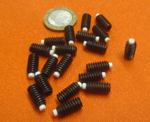 Black Oxide Steel Nylon Tip Set Screw 1/4