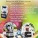 Blender Pitcher 48oz, Compatible with Vitamix Quiet One VM0145 VM0100A 36019 16016 15978 Advance Drink Machine Commercial Touch Bar Boss etc, Blender Pitcher Container Jar Cup,5 Years Warranty