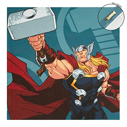 Idea Nuova Marvel Avengers Canvas 4 Pack Wall Art Set,Childrens Wall Hanging Décor,Each Piece 11"x11", multi colors, Large - Image 4