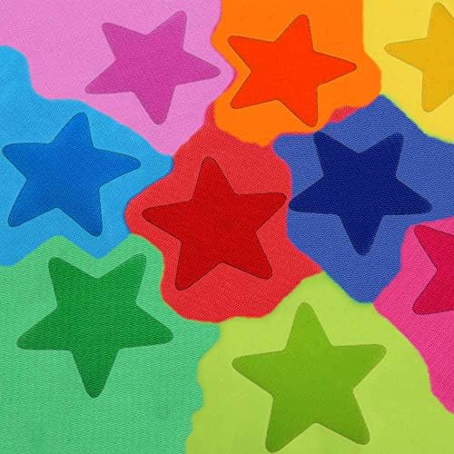 36Pcs Carpet Spot Markers Stars Shaped Floor Dots Carpet Spot Markers for Teaching Games Dancing (10cm Diameter)