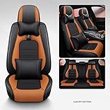 fundas asientos opel corsa d Universal y segura: esta es una fundas asientos coche universal, adecuada para más del 99% de los coches de cinco plazas. No interferirá con el uso normal de cinturones de seguridad y bolsas de aire, y el bolsillo trasero puede contener artículos. Puedes comprar con confianza. El pedido incluye: 5 fundas de asiento.
