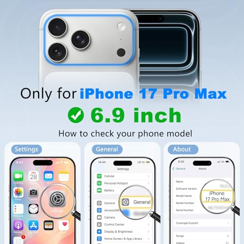 Coque iPhone 17 Pro Max transparente mate magnétique antichoc mince - 3