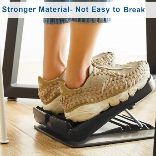 StrongTek Quadro inclinado portátil, ajustável em 4 ângulos, esticador de panturrilha de plástico pa