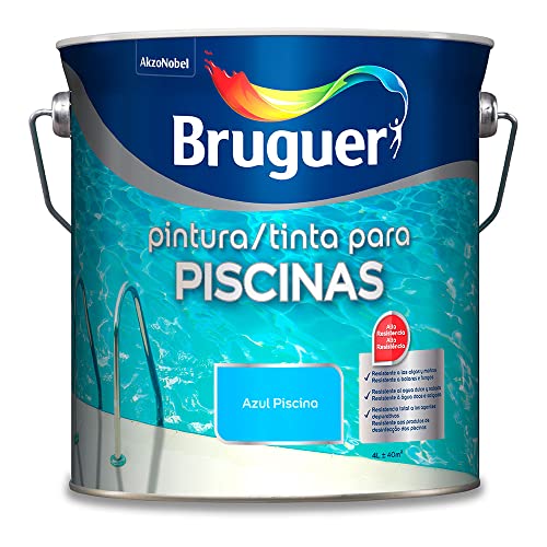 Pintura Piscina Bruguer Acrilica Mate Neptuno Azul Mar Egeo 5056728 4 Lt