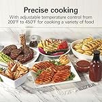 Hamilton Beach Electric Indoor Searing Grill with Viewing Window & Adjustable Temperature Control to 450F, 118 sq. in. Surface Serves 6, PFAS-Free Removable Nonstick Grate, Stainless Steel - Image 5