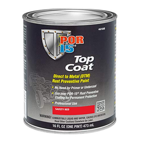 POR-15 Top Coat Paint Direct to Metal Paint Long-term Sheen and Color Retention 128 Fluid Ounces Chassis Black product thumbnail 12
