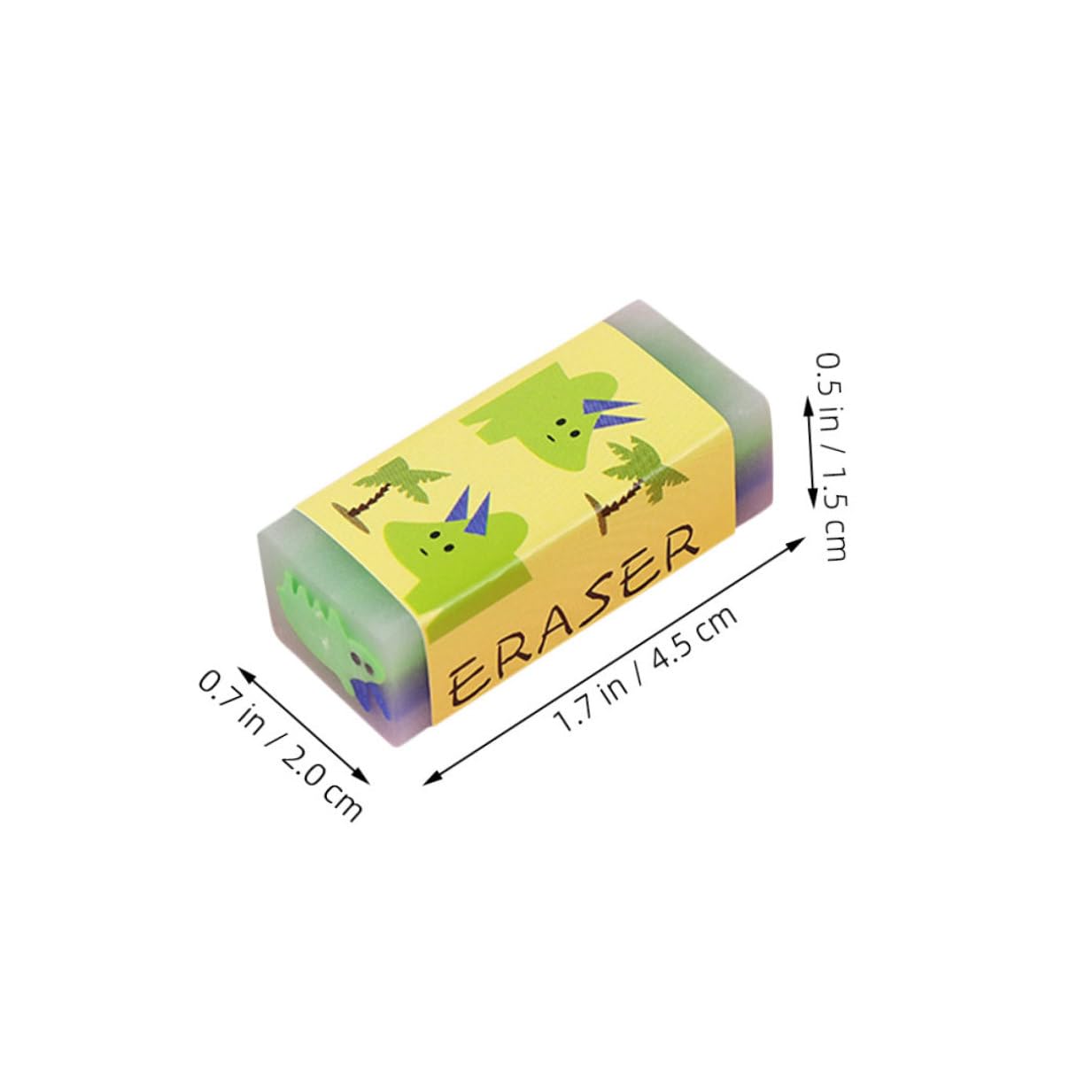 32 pezzi Gomme da Cancellare Dinosauro Colorate e Divertenti per Studenti Materiale Affidabile Impugnatura Ergonomica Accessori Scuola Kawaii per Regali e Feste