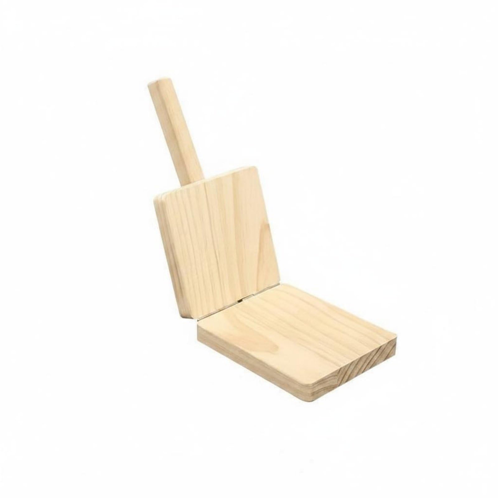 Mold Resistant Stainless Steel Pastry Flattener Easy to Use Hinged Pastry Presser Non-Stick Wooden Dumpling Wrapper Press for Home Cooks, L, Wood-image-47