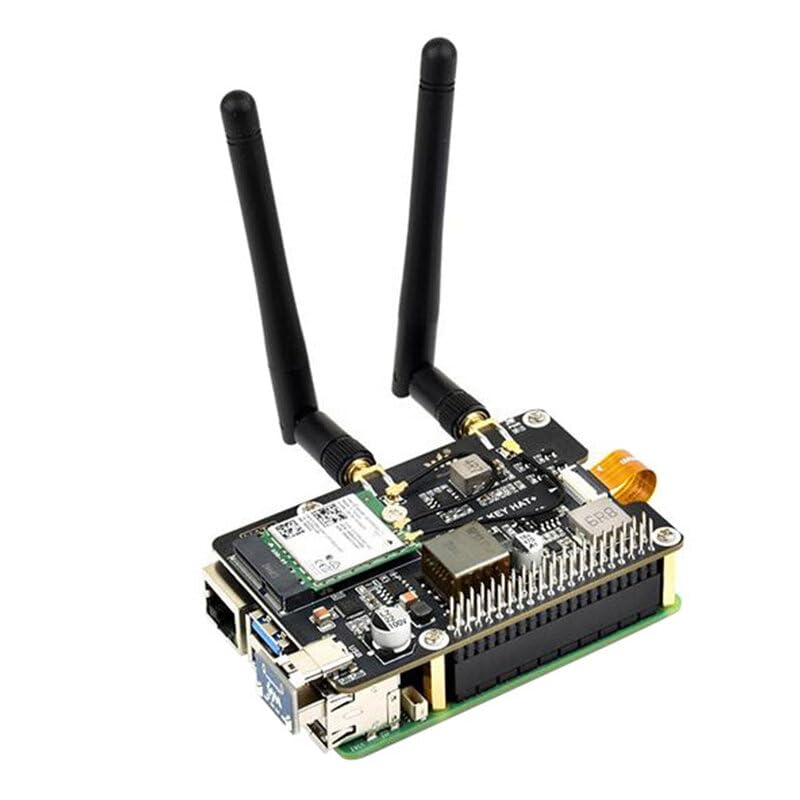 VIDOO Scheda Adattatore HAT 5 PCIe verso M.2 E Key con Supporto PoE Output 25W 5V 12V WiFi 7 6 AX210 AX200 BE200 Bluetooth Trasferimento Dati USB Espansione Power Over Ethernet