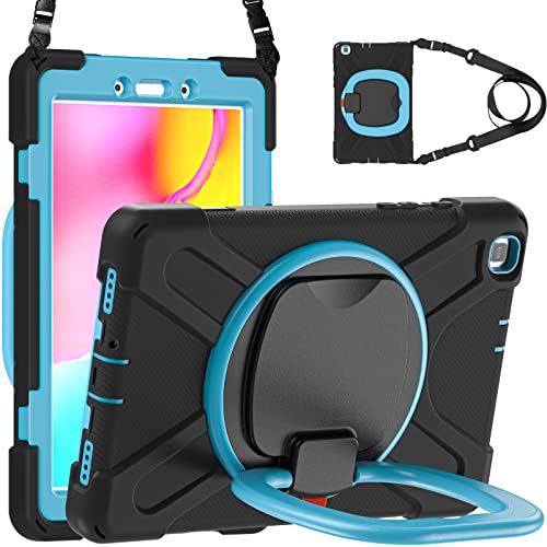Coque robuste Samsung Galaxy Tab A 8.0 2019 T295 antichoc avec béquille et bandoulière