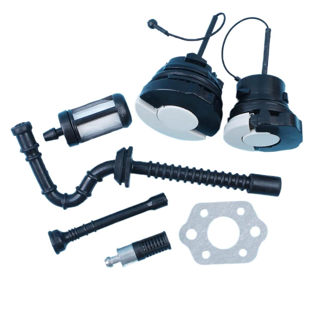 Kit de manguera de depósito de combustible y aceite compatible con motosierras de gas MS230 y MS250