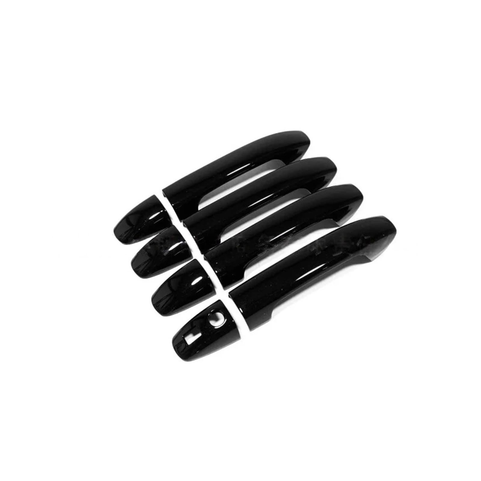 RAGPUKMUAN Car Door Outer Grab Handle for Benz Vito W447 2014 2015 2016 2017 2018 2019 2020 Bright Black Handle Door Bowl Sticker Cover Decoration