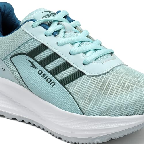 Image of ASIAN Women's Mercury-12 Casual Sneaker Shoes Lightweight Soft & Comfortable with Extra Cushion Lace-Up Shoes for Women's & Girl's
