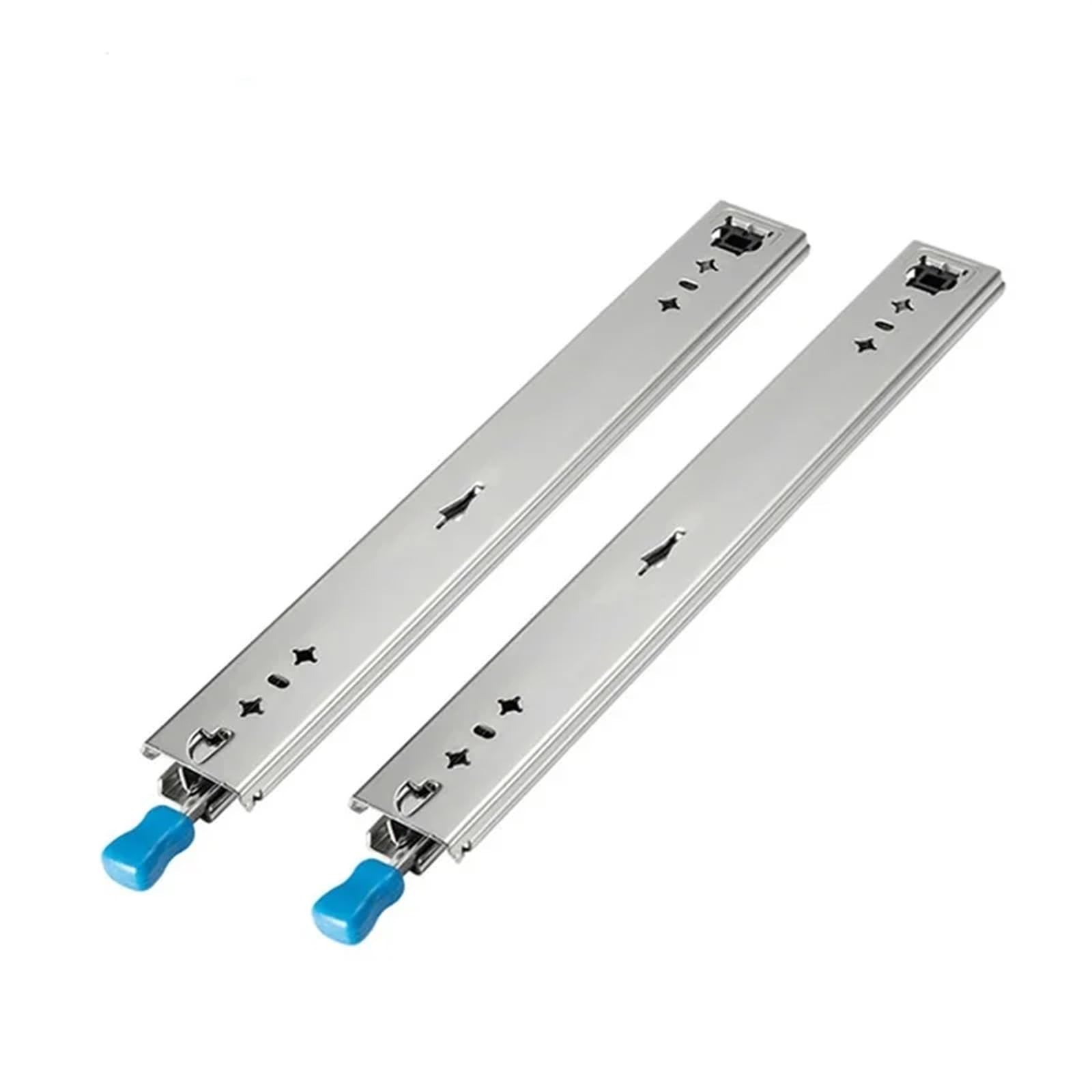 Guías con rodamientos de Bolas, Guía for cajones de Alta Resistencia, 2 Unidades, 120kg, 53mm Ancho, telescópica(No Lock (Type),50in(1250mm))