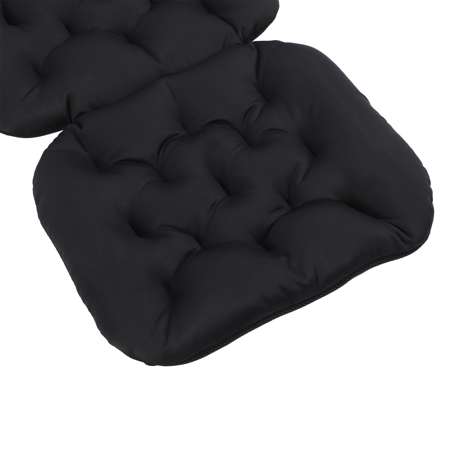 Cuscino da Bagno per Tutto il Corpo, Cuscino per Vasca da Bagno con Ventose Antiscivolo, for Adulti (BLACK)
