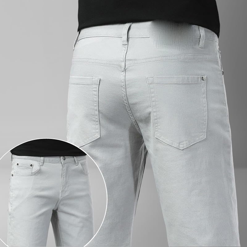 Pantacourt en denim mi-long résolvant l'inconfort des tailles rigides - 7