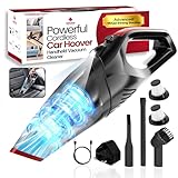 Aerobe HandHeld Vacuum Cleaner - ADVANCED 15000 PA Car Hoovers Cordless Powerful, Strong Suction Car Vacuum Cleaner For Home Mini Hoover With Led Light Hand Held Hoover/Portable hoovers