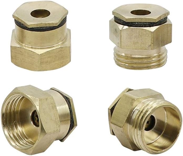 Botanical Garden Lawn Nozzle 1 Pc 1/2" Copper Sprinkler Mist Adjustable Sprinkler Head Garden Greenhouse Watering Spray Nozzle Dust Cooling Misting (Color : Female Thread)