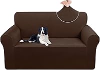 Vista 20 de U-NICE HOME Fundas de Terciopelo para Silla y Sofá Elásticas, Funda Elástica para Sofá, Protector de Muebles, Funda para Sofá para Perros