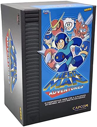 Mega Man - Adventure Board Game by KESS for Players 1-4, Indoor Fun, Ages 14 and Up, Action Themed Game for Adults and Teens, Average Playtime 45 Mins, Cooperative Strategy Board Games