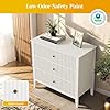 Dresser with 'Low Odor Safety Paint' label