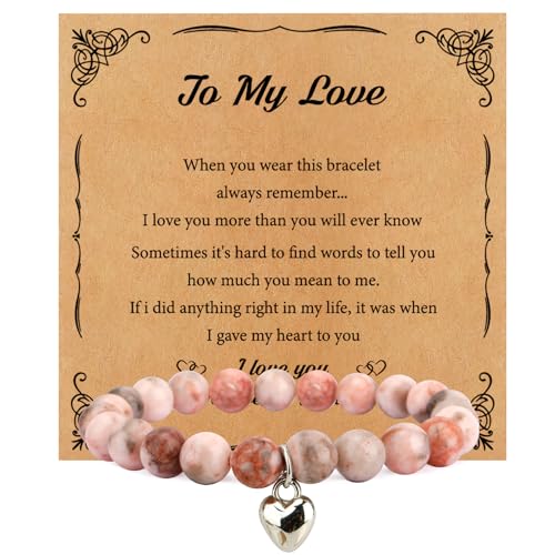 Koudindg Gifts for Her Women Girlfriend Birthday Gifts Unique Ideas Women Natural Stone beaded...