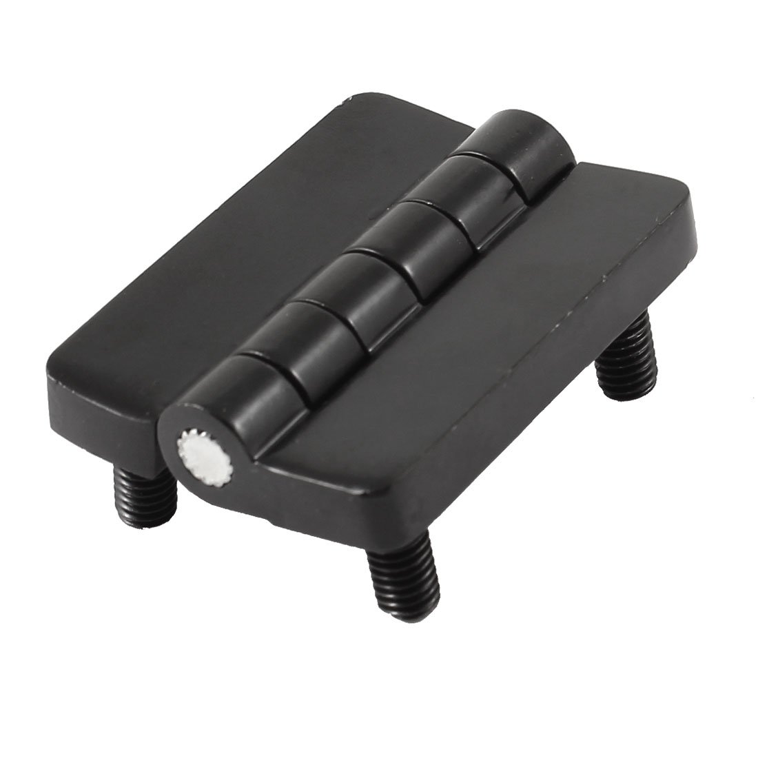 Aexit Household Screw Clothes Hangers On Type Metal Cabinet Closet Door Butt Children's Clothes Hangers Hinge Black