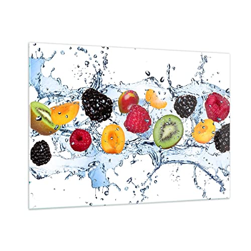 Tableau en verre 100x70cm la solution moderne pour raviver vos murs blancs oublies